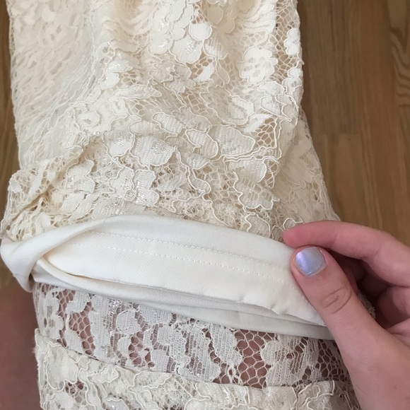 SOLD!! Lulus Zenith Cream Lace Maxi Dress - Picture 8 of 8